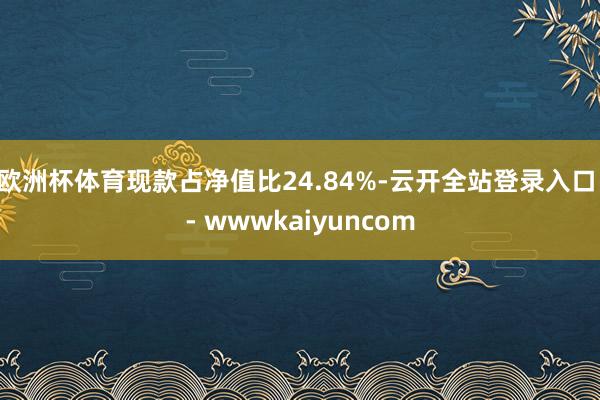 欧洲杯体育现款占净值比24.84%-云开全站登录入口 - wwwkaiyuncom
