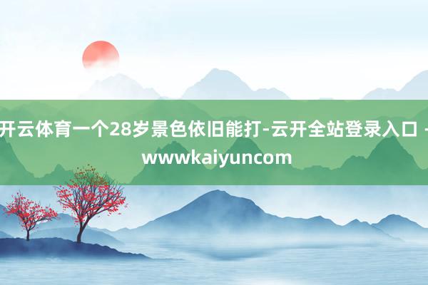 开云体育一个28岁景色依旧能打-云开全站登录入口 - wwwkaiyuncom