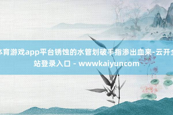 体育游戏app平台锈蚀的水管划破手指渗出血来-云开全站登录入口 - wwwkaiyuncom