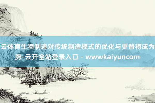 开云体育生物制造对传统制造模式的优化与更替将成为趋势-云开全站登录入口 - wwwkaiyuncom